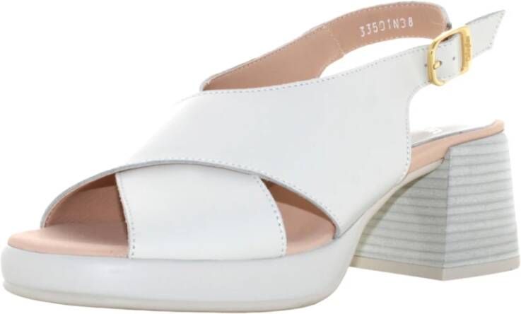 Callaghan Witte hak sandalen White Dames