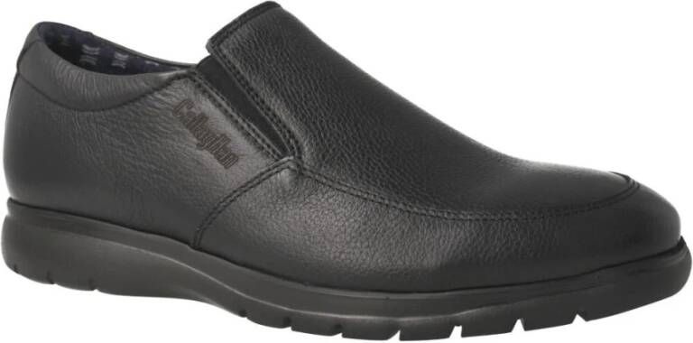 Callaghan Zwarte leren herenschoen comfortstijl Black Heren