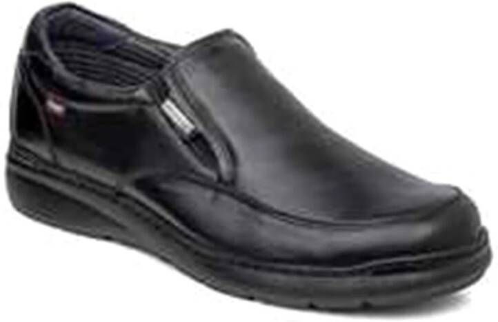 Callaghan Zwarte leren jurk mocassins heren Black Heren