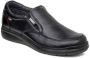 Callaghan Zwarte leren jurk mocassins heren Black Heren - Thumbnail 5