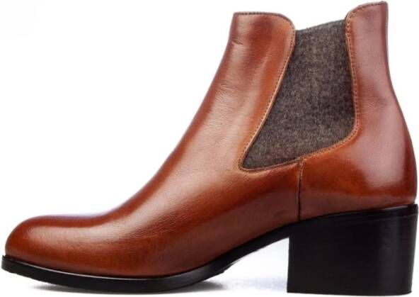 Calpierre Ankle Boots Bruin Dames