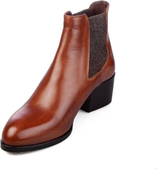 Calpierre Ankle Boots Bruin Dames