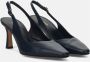 Calpierre Blauwe Hak Pumps Blue Dames - Thumbnail 2