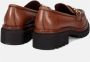 Calpierre Bruin Leren Loafers voor Vrouwen Brown Dames - Thumbnail 4