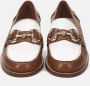 Calpierre Bruin Leren Mocassin Horsebit Schoen Brown Dames - Thumbnail 3