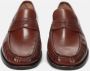 Calpierre Bruin leren tubulaire mocassin Brown Heren - Thumbnail 3