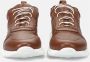 Calpierre Handgemaakte Leren Bruine Sneakers Brown Dames - Thumbnail 3