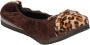 Calpierre Suede Ballet Flats voor Vrouwen Brown Dames - Thumbnail 2