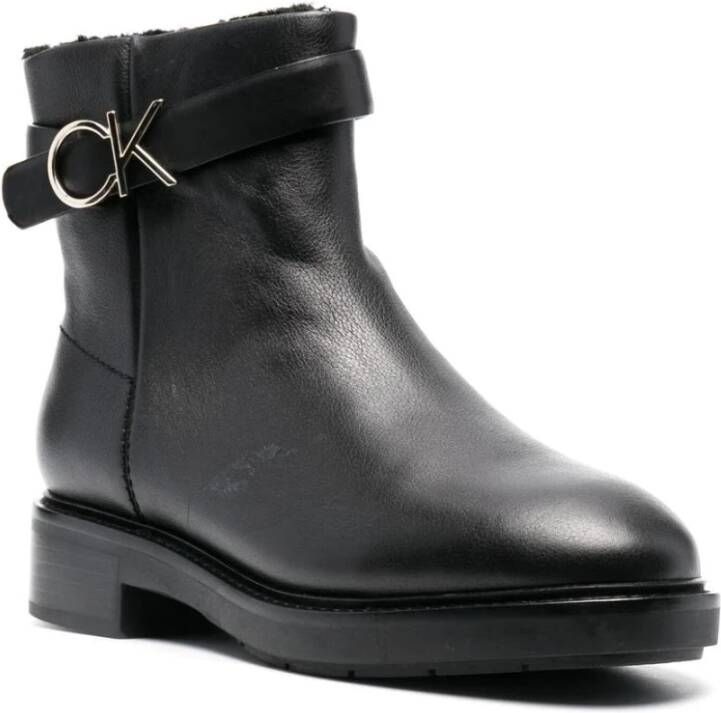 Calvin Klein Ankle Boots Black Dames