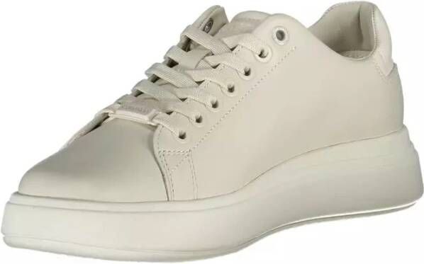 Calvin Klein Beige Leren Dames Sneakers Beige Dames