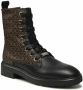 Calvin Klein Boots & laarzen Cleat Biker Boot Mono Mix in bruin - Thumbnail 14