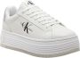 Calvin Klein Plateausneakers BOLD PLATF LOW LACE LTH ML MTL met zijlogo vrijetijdsschoen halve schoen veterschoen - Thumbnail 9