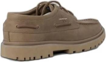 Calvin Klein Casual Leren Jurkschoenen Brown Heren