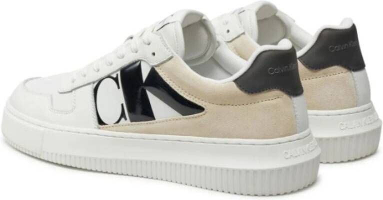 Calvin Klein Chunky Cupsole Sneakers voor Heren Beige Heren