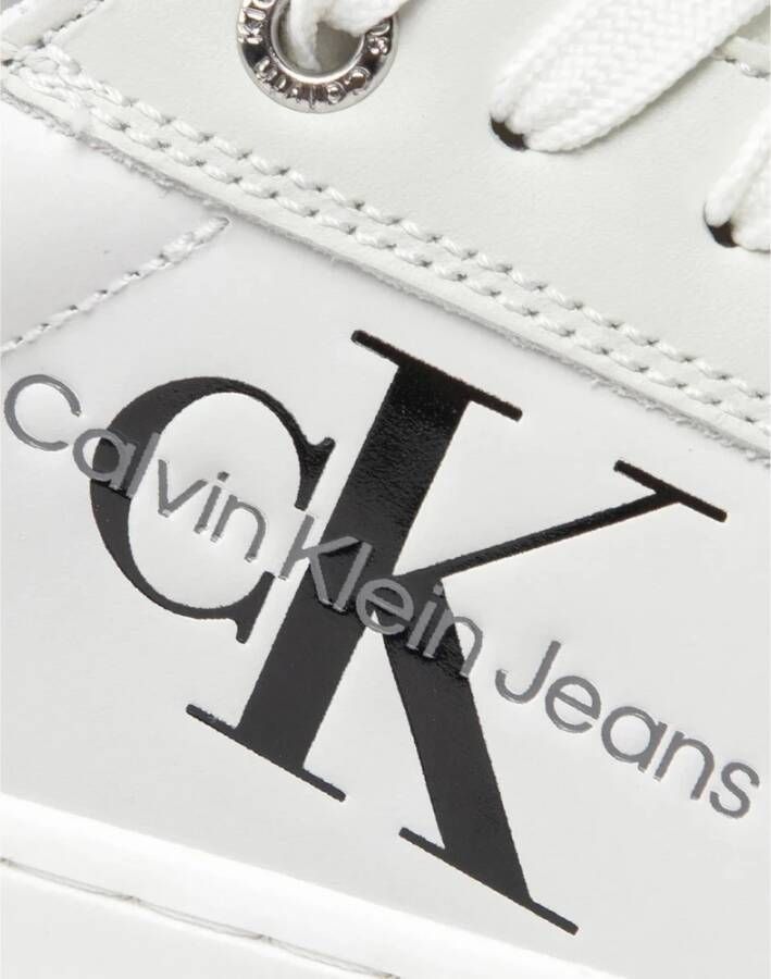 Calvin Klein Chunky Cupsole Sneakers White Dames