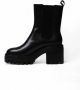 Calvin Klein Jeans Zwarte Chunky Heeled Chelsea Enkellaarzen Black Dames - Thumbnail 3