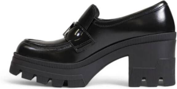 Calvin Klein Chunky Heeled Loafer Herfst Winter Collectie Black Dames