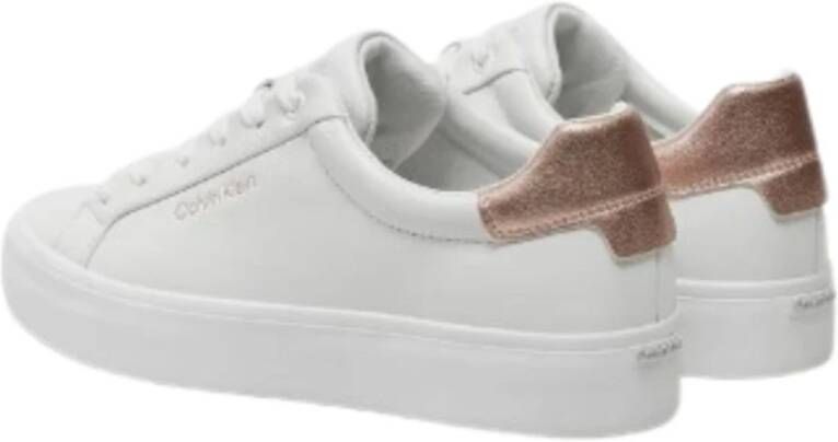 Calvin Klein Dames Lace-Up Sneakers White Dames