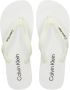 Calvin Klein Dames Rubberen Slippers White Dames - Thumbnail 4