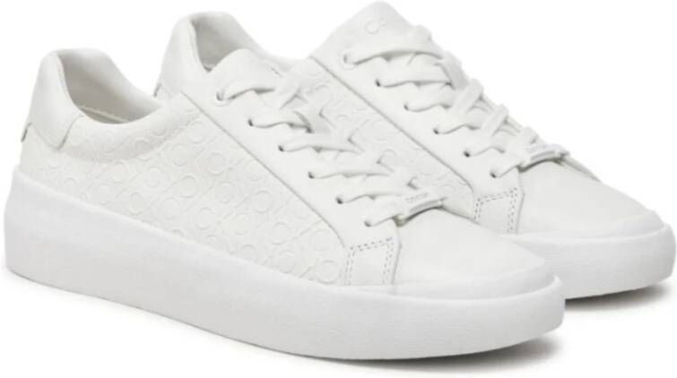 Calvin Klein Damesvetersneakers White Dames