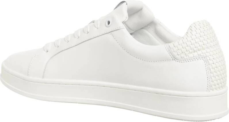 Calvin Klein Effen Vetersneakers White Heren