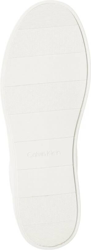 Calvin Klein Effen Vetersneakers White Heren