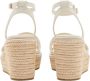 Calvin Klein Elegante Hoge Hak Sandalen Beige Dames - Thumbnail 4