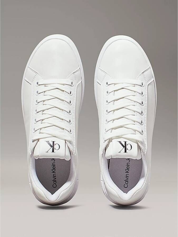 Calvin Klein Gedurfde Platform Sneakers White Dames