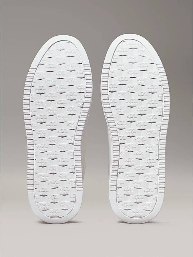 Calvin Klein Gedurfde Platform Sneakers White Dames