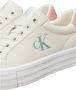 Calvin Klein Gedurfde Vulc Platte Lage Leren Sneakers White Dames - Thumbnail 6