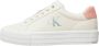 Calvin Klein Gedurfde Vulc Platte Lage Leren Sneakers White Dames - Thumbnail 7