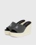 Calvin Klein Zwarte Sandalen Elegant Veelzijdig Minimalistisch Black Dames - Thumbnail 4