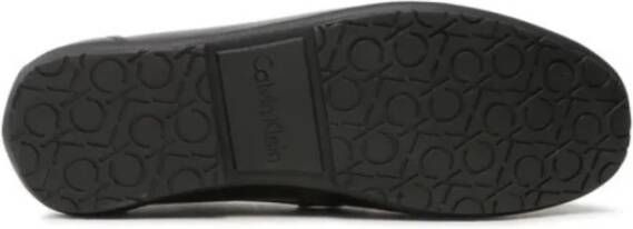 Calvin Klein Heren Driver Mocassin met Plaque Black Heren