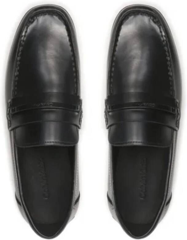 Calvin Klein Heren Driver Mocassin met Plaque Black Heren