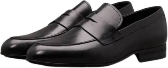 Calvin Klein Heren Leren Mocassins Schoenen Black Heren