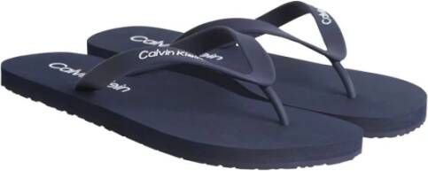 Calvin Klein Heren Rubberen Slippers Blue Heren