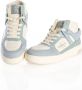 Calvin Klein Hoge leren sneakers Wit Green Dames - Thumbnail 2