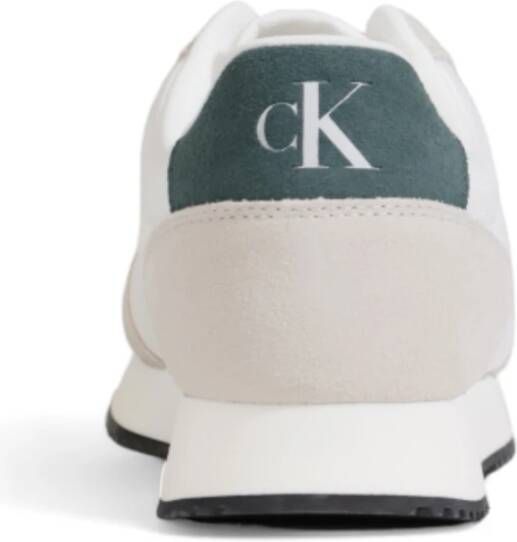 Calvin Klein Iconische Retro Runner Schoenen Collectie White Heren