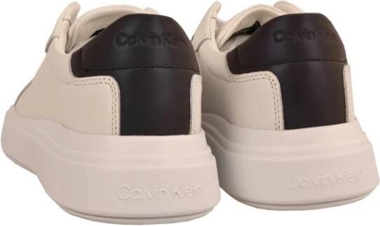 Calvin Klein Iridescent Sneaker met gerecycled schuimzool White Heren