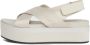 Calvin Klein Jeans Plateau Sandalen Lente Zomer Collectie Beige Dames - Thumbnail 12