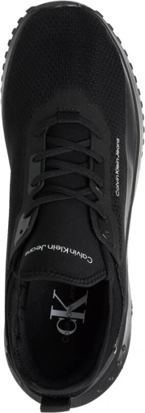 Calvin Klein Jeans Eenvoudige Eva Runner Sneakers Black Heren