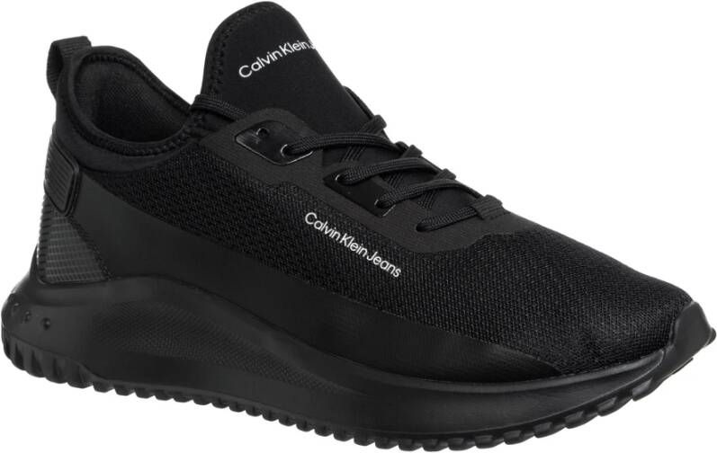 Calvin Klein Jeans Eenvoudige Eva Runner Sneakers Black Heren