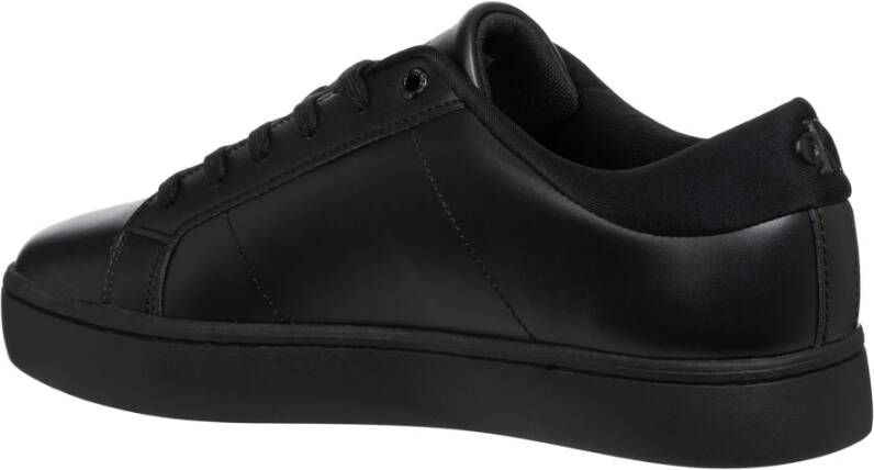 Calvin Klein Jeans Effen Vetersneakers Black Heren