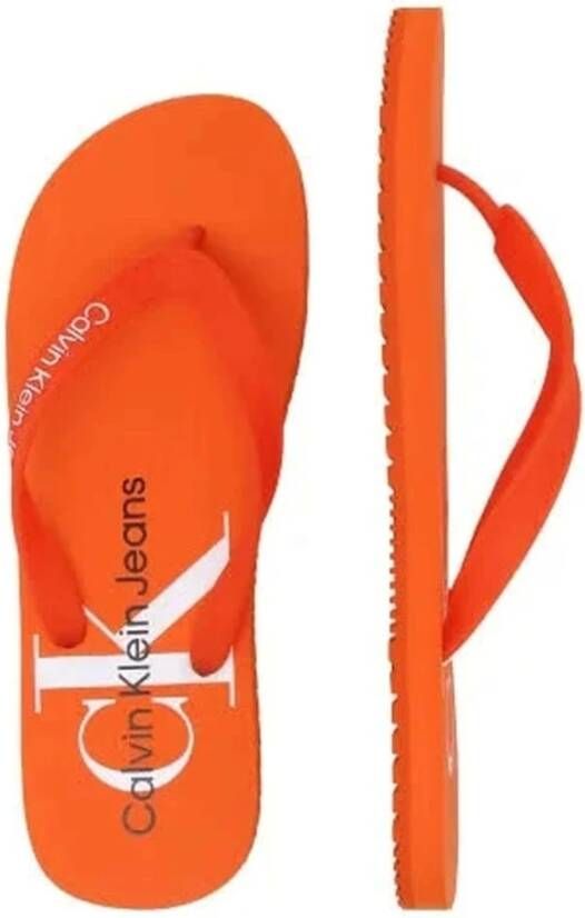 Calvin Klein Jeans Flip Flops Orange Heren