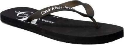 Calvin Klein Jeans Heren Strand Sandalen Lente Zomer Collectie Black Heren