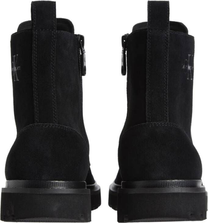 Calvin Klein Jeans Iconische Zwarte Veterschoenen Black Heren