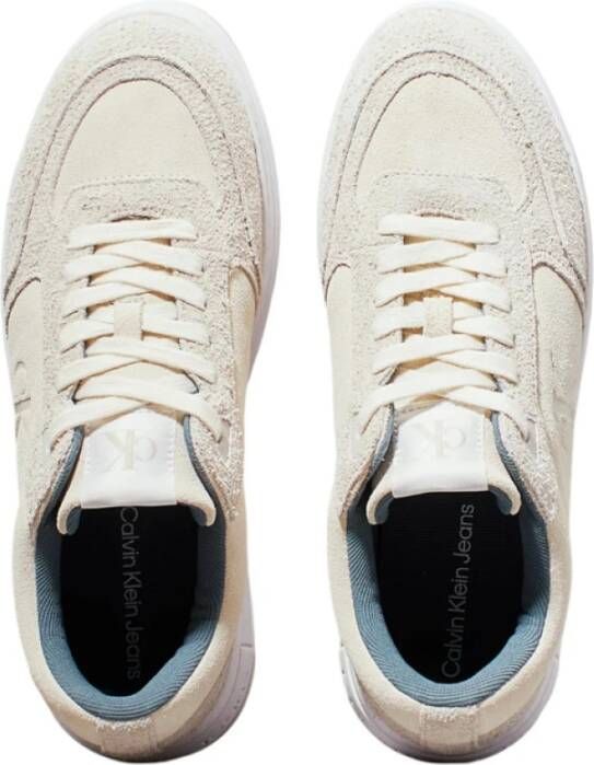 Calvin Klein Jeans Lage Sneakers Beige Dames