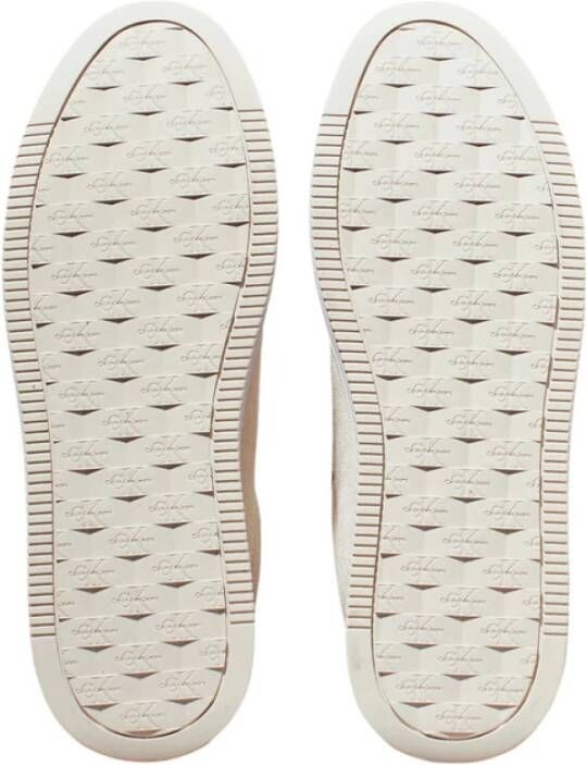 Calvin Klein Jeans Lage Sneakers Beige Dames