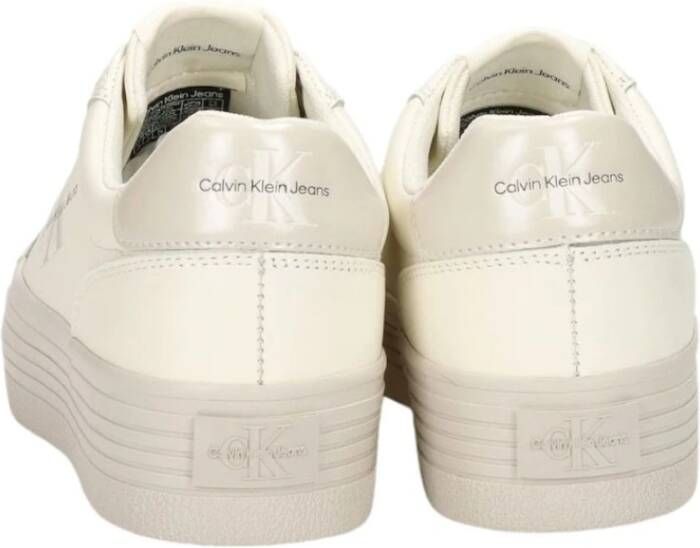 Calvin Klein Jeans Lage Sneakers Beige Dames