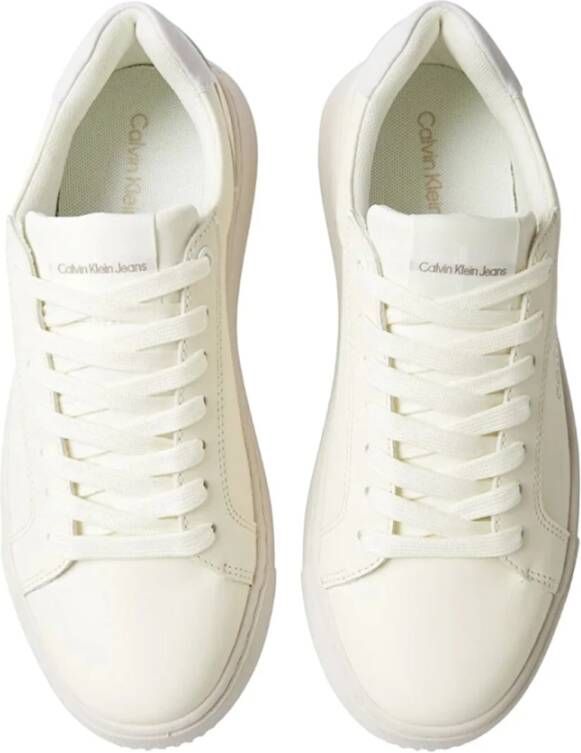 Calvin Klein Jeans Lage Sneakers White Dames